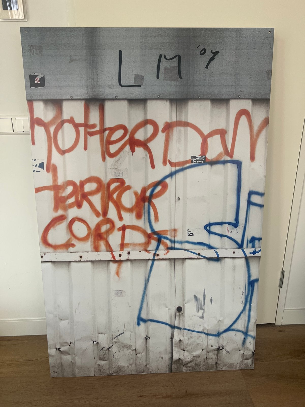 Gedrukte foto op plaat - Rotterdam Terror Corps, Huis en Inrichting, Ophalen, 75 tot 100 cm, 75 – 100, Print