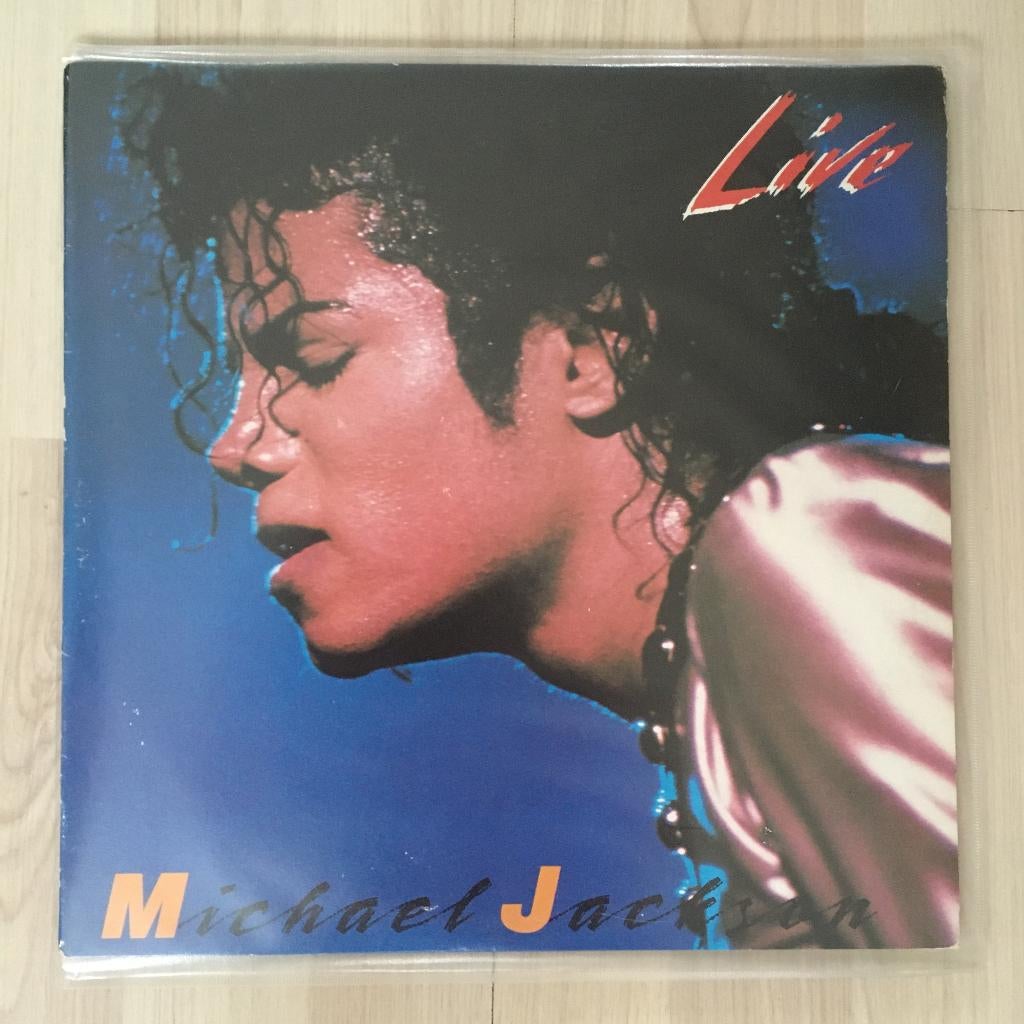 Michael Jackson zeldzame live 2 lp bad tour Rome 1988, Ophalen of Verzenden, Zo goed als nieuw