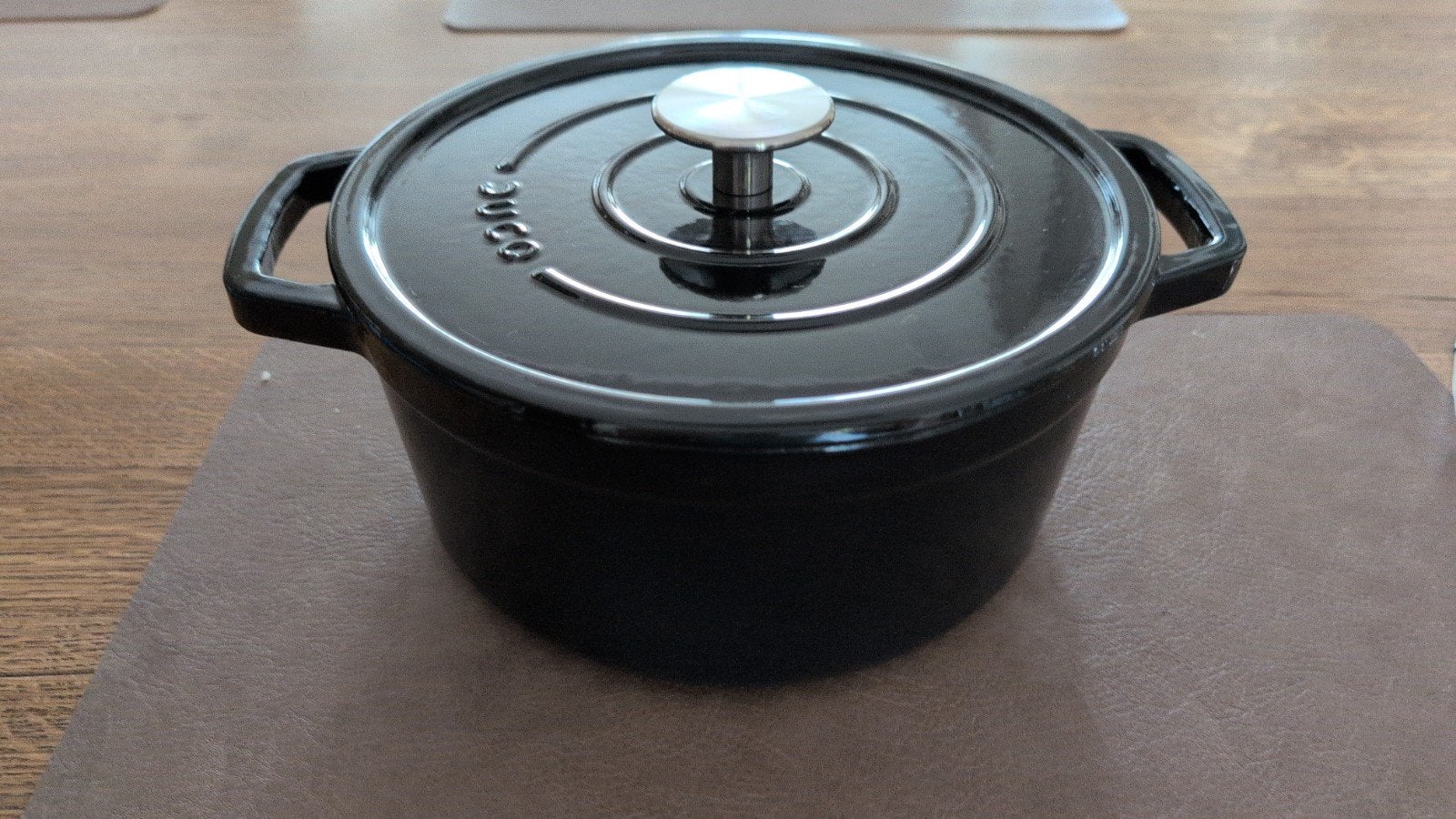 nieuwe Ducq Gietijzeren Braadpan Zwart – 22 cm, Met deksel, Nieuw, Ophalen of Verzenden, Overige merken
