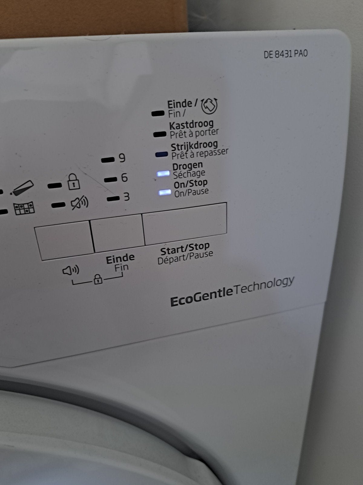 Beko DE8431PA0 Warmtepompdroger 8kg - Gezinsdroger, Ophalen, Energieklasse A of zuiniger, 6 tot 8 kg, Gebruikt