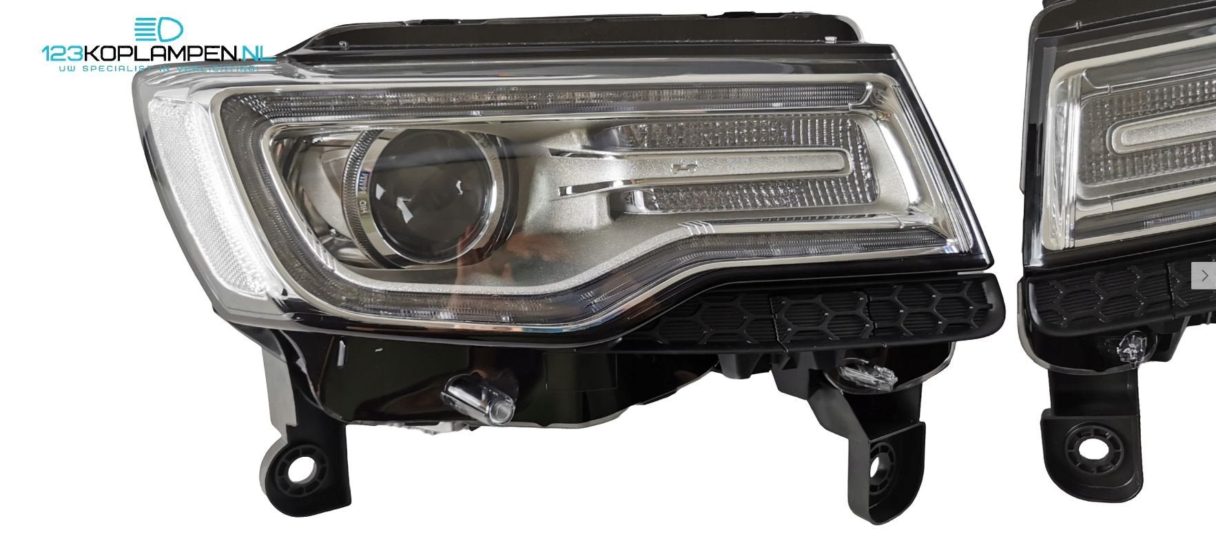 JEEP Grand Cherokee Xenon Led koplamp koplampen links rechts, Jeep, Gebruikt, -, -
