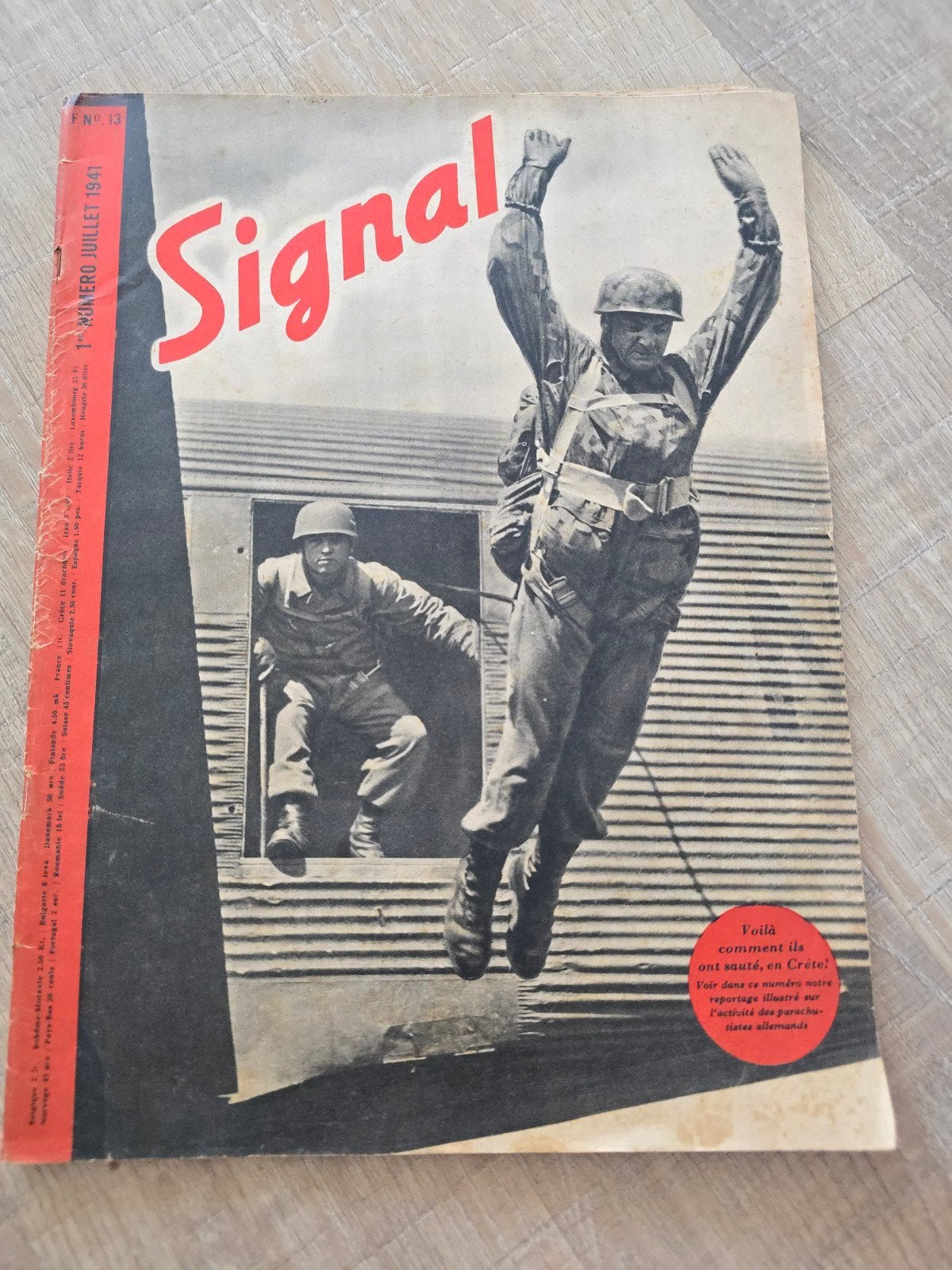 Antiek Duits propagandatijdschrift Signal  juli 1941 €9,50, Verzamelen, Ophalen of Verzenden, Duitsland, Boek of Tijdschrift