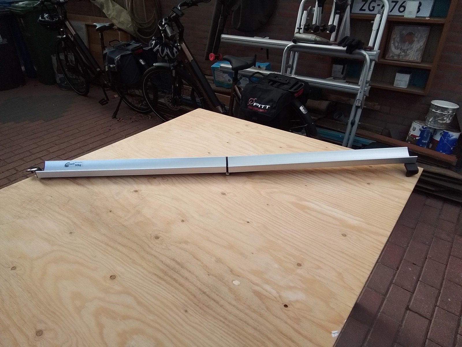 Oprij goot fiets. Voor fietsrek. ANWB  (30 KG )., Ophalen, Nieuw, Dakdrager