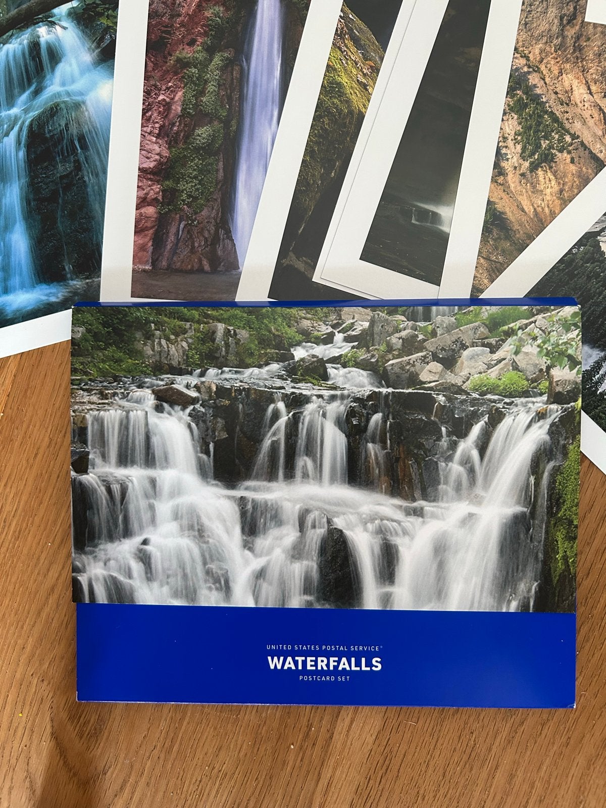 USPS Waterfalls Postcard & picture Set - Ongelopen, Verzamelen, Ophalen of Verzenden, 1980 tot heden, Ongelopen