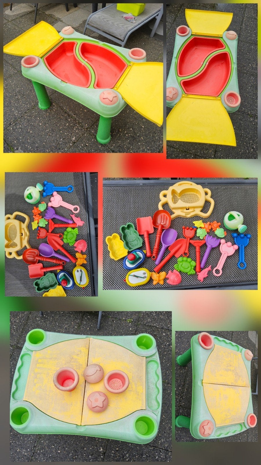 Water of zandbak tafel met spulletjes, Kinderen en Baby's, Ophalen of Verzenden, Gebruikt