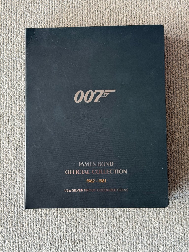 Complete James Bond 007 muntencollectie – 25 zilveren munten, Ophalen