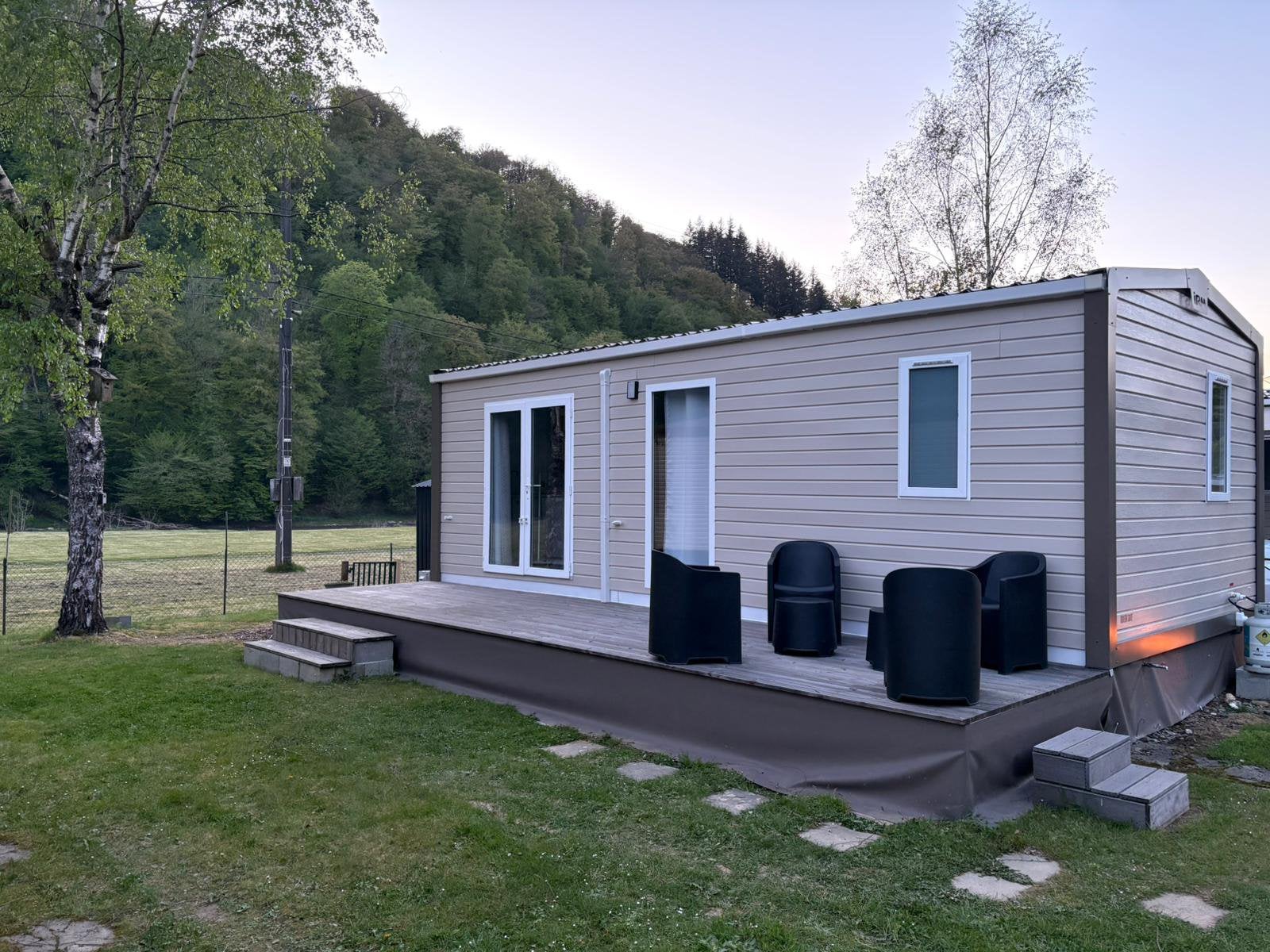 Stacaravan te huur in de Belgische ardennen (semois vallei)