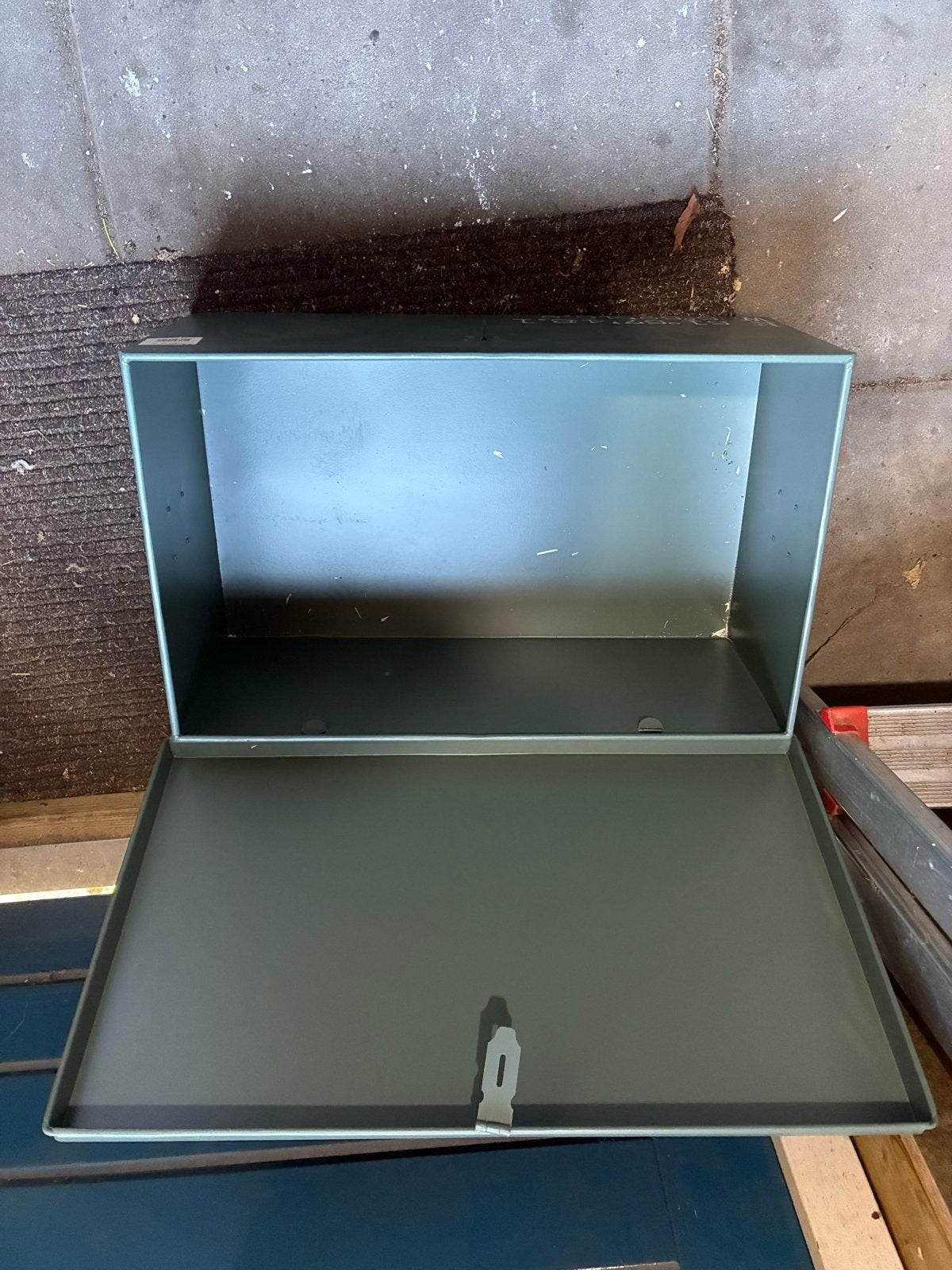 IJzeren opbergkist 50x30x20 cm, Ophalen, Gebruikt, 50 tot 100 cm, Metaal