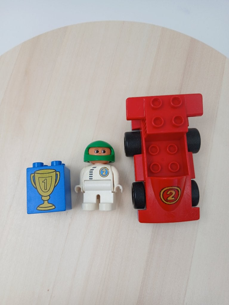 Lego Duplo 2607 Catapult Racer, Gebruikt, Overige thema's, Overige typen, Ophalen of Verzenden