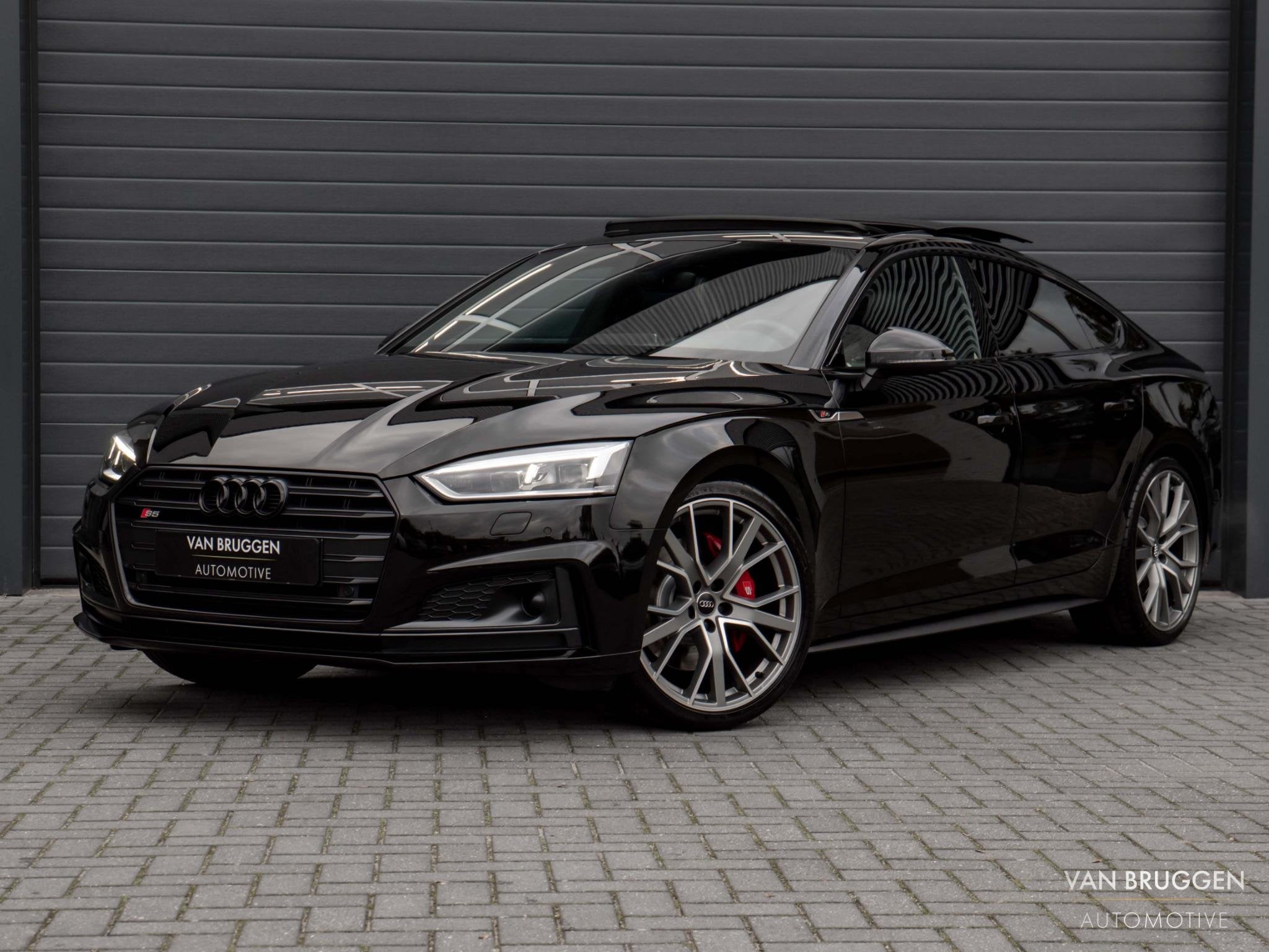 Audi S5 Sportback 3.0 TFSI quattro Pano Massage Head-up B&O, Auto's, Dealer onderhouden, Gebruikt, 2995 cc, Zwart