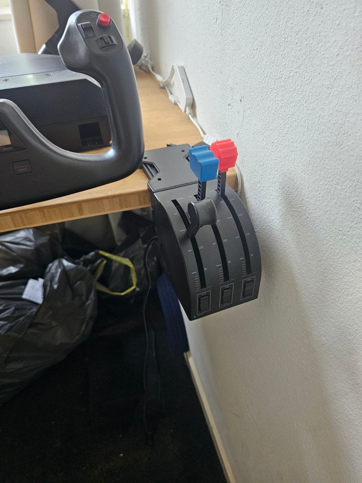 Flight Yoke System met Throttle Quadrant, Ophalen of Verzenden, Overige merken, Gebruikt