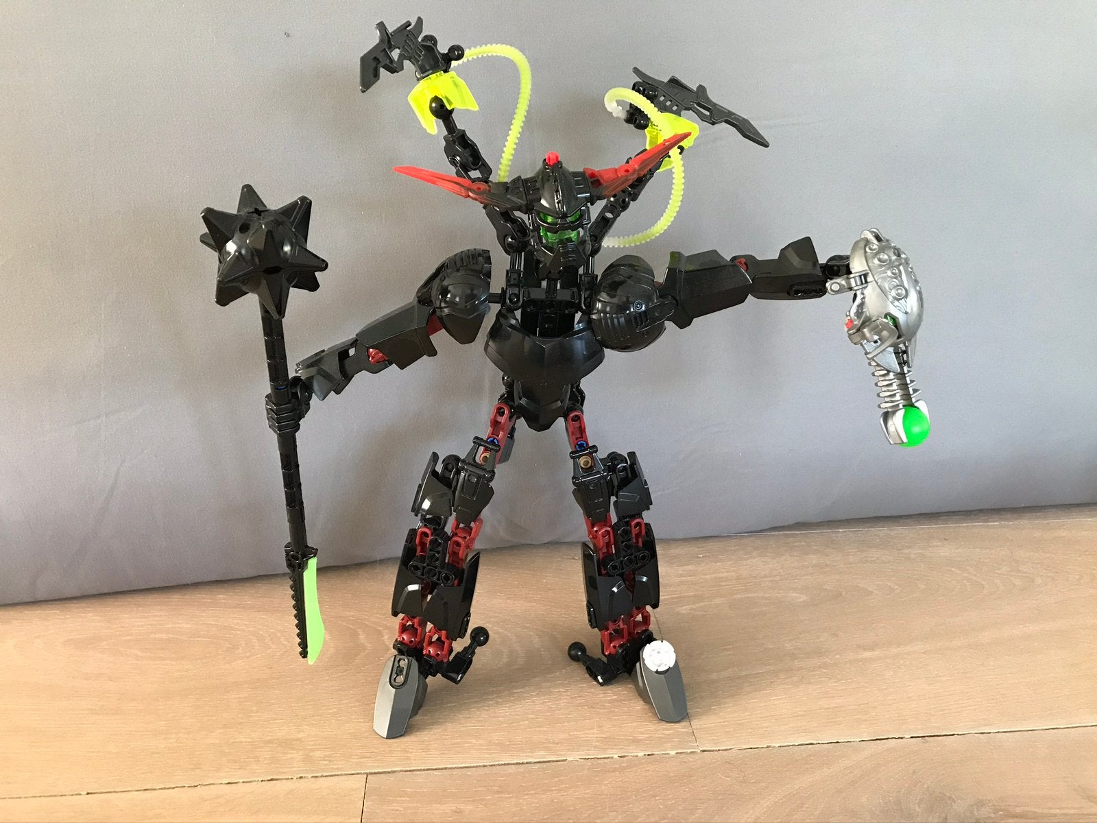 Lego Hero Factory Black Phantom nr. 6203, Lego, Ophalen of Verzenden, Zo goed als nieuw, Complete set
