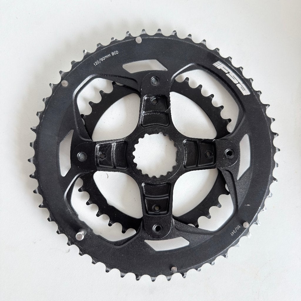 FSA kettingbladen 50/34T met Cannondale Si Spider 120/90 BCD, Crankstel of Pedalen, FSA, Gravelbike, Ophalen of Verzenden