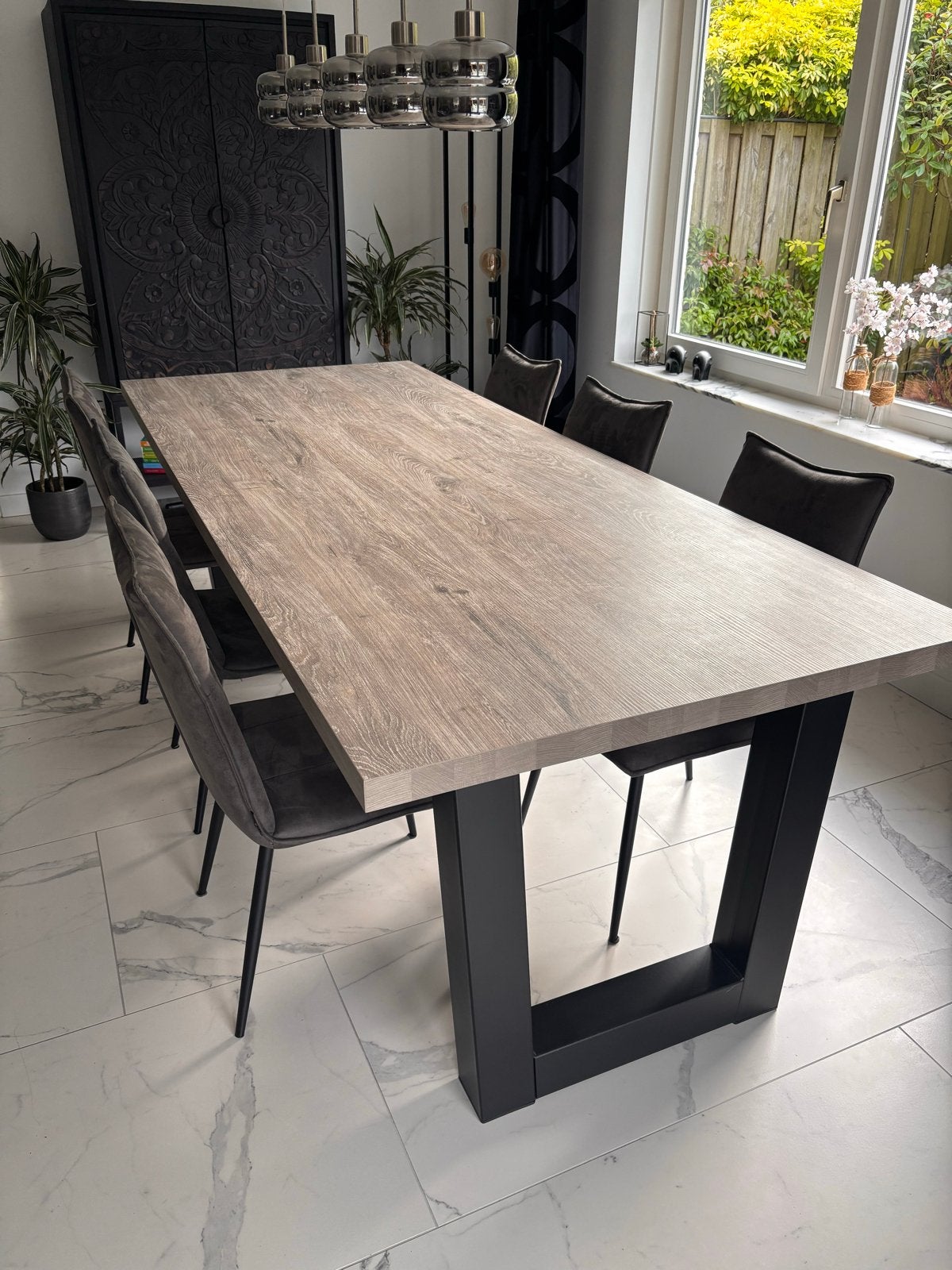 6 Eetkamerstoelen - De Bommel - Zo goed als nieuw, Ophalen, Zo goed als nieuw, Vijf, Zes of meer stoelen, Stof