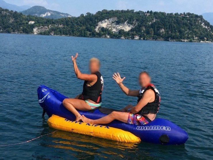 banaan, Ophalen, Gebruikt, Waterski's