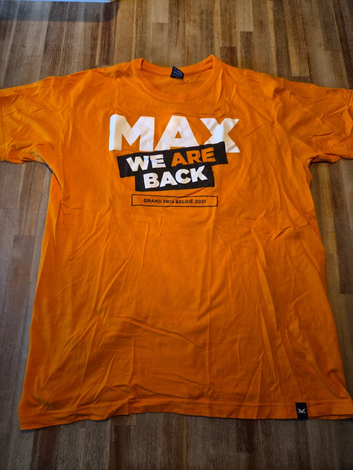 Max Verstappen Formule 1 T-shirt - Grand Prix België 2021, Kleding | Heren, T-shirts, Ophalen, Maat 56/58 (XL), Gedragen, Oranje