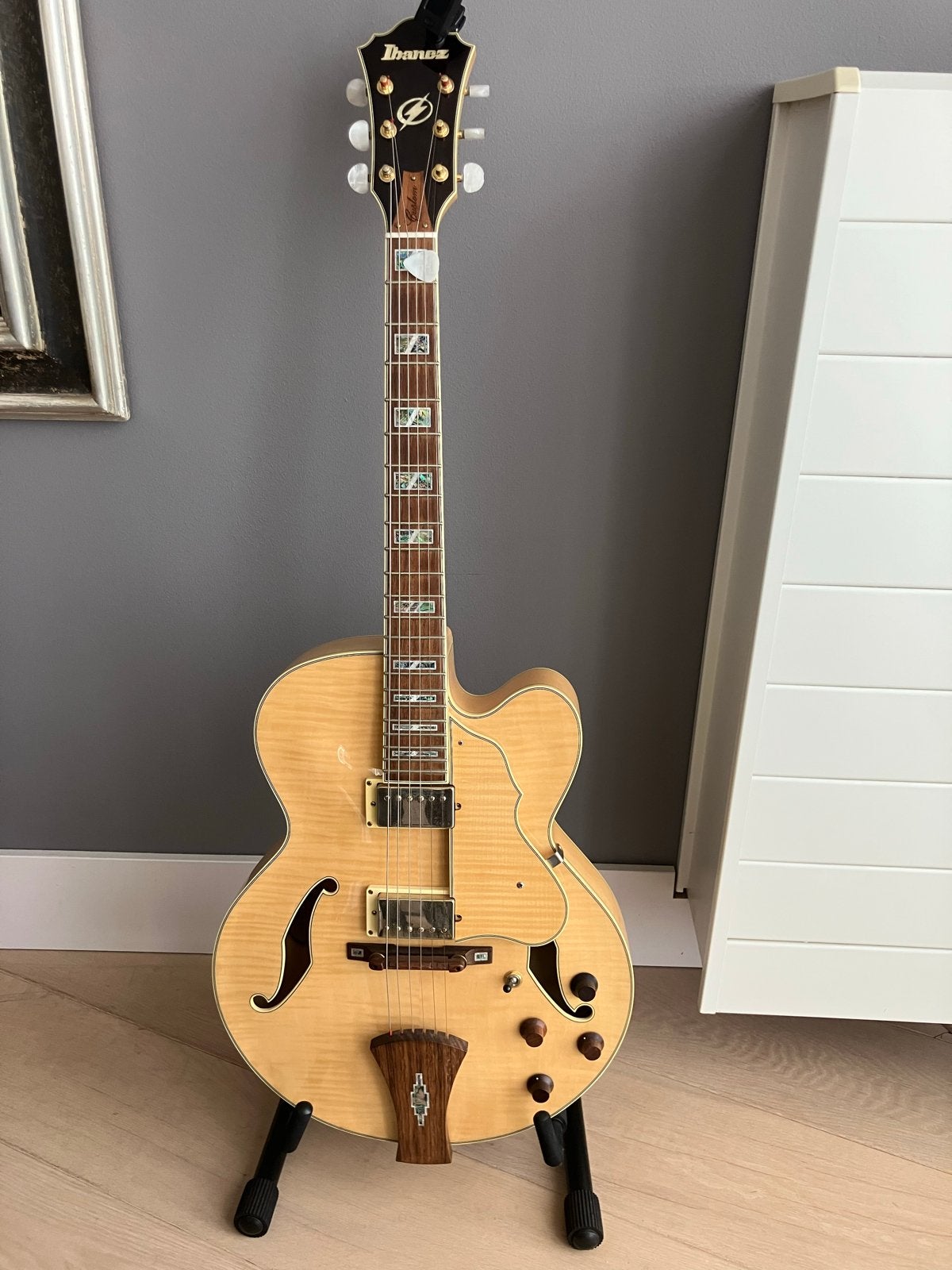 Ibanez Artcore Custom AF105 Hollow Body Gitaar, Muziek en Instrumenten, Ophalen, Zo goed als nieuw, Hollow body, Ibanez