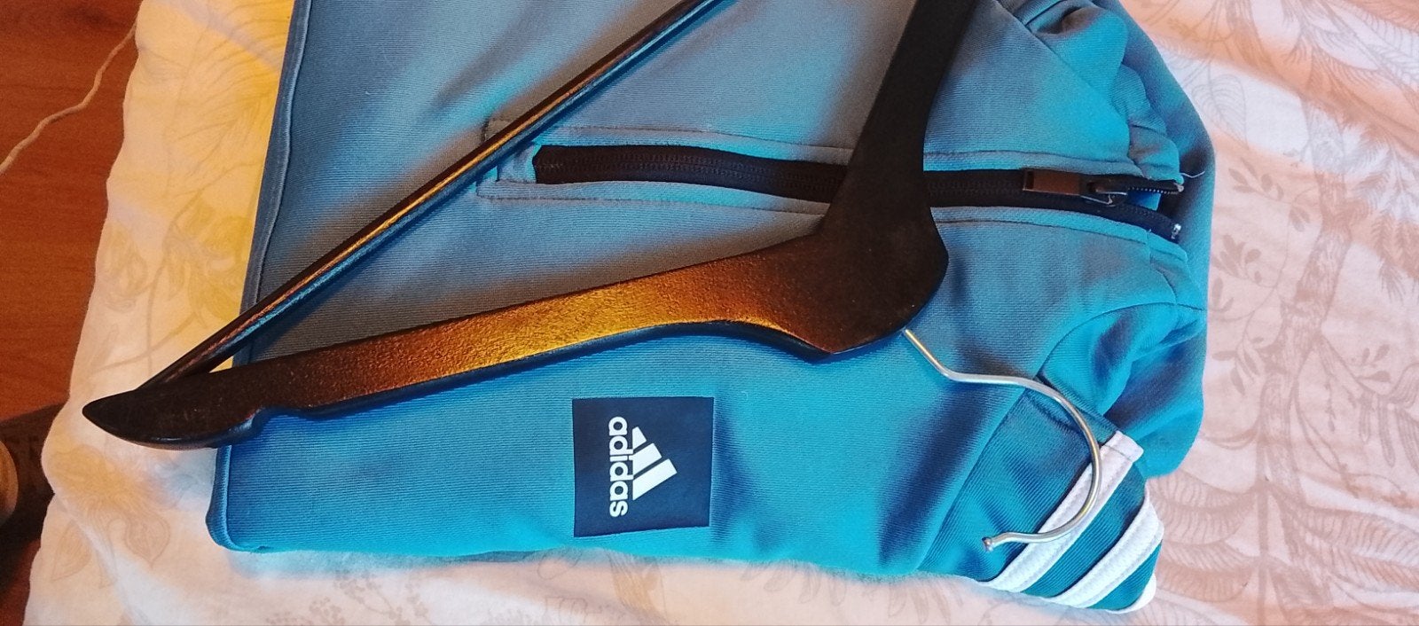 Adidas Aeroready Hoodie - Blauw (Maat M), Kleding | Heren, Truien en Vesten, Ophalen of Verzenden, Zo goed als nieuw, Adidas, Maat 48/50 (M)