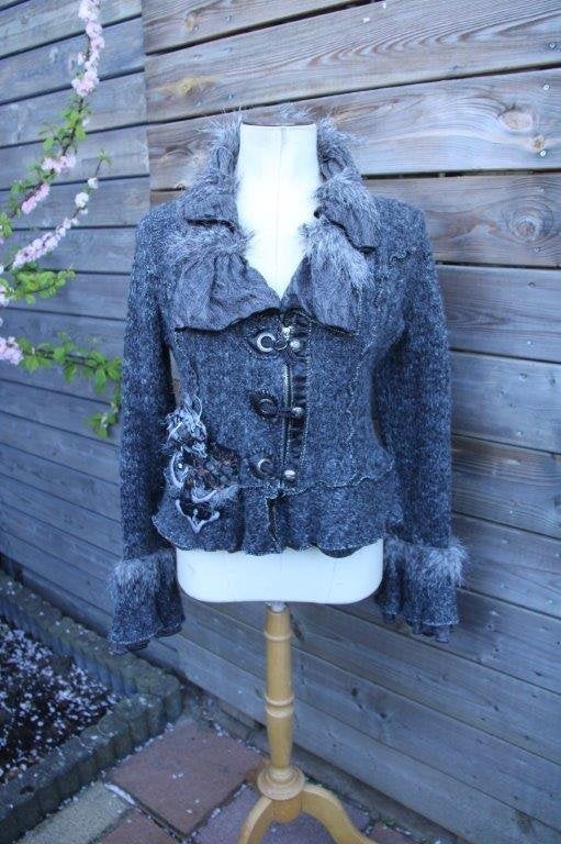 Vest grijs Juju & Christine mt L/XL Winter vaste prijs, Maat 42/44 (L), Ophalen of Verzenden, Zo goed als nieuw, Juju & Christine