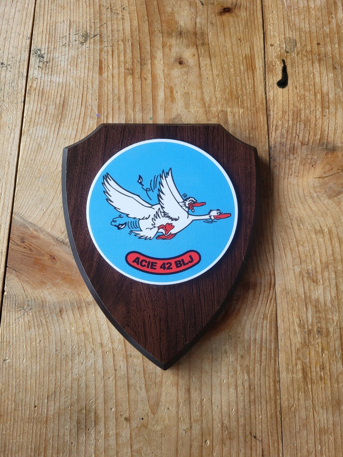 wapenschildje 42 blj, Ophalen of Verzenden, Landmacht, Nederland
