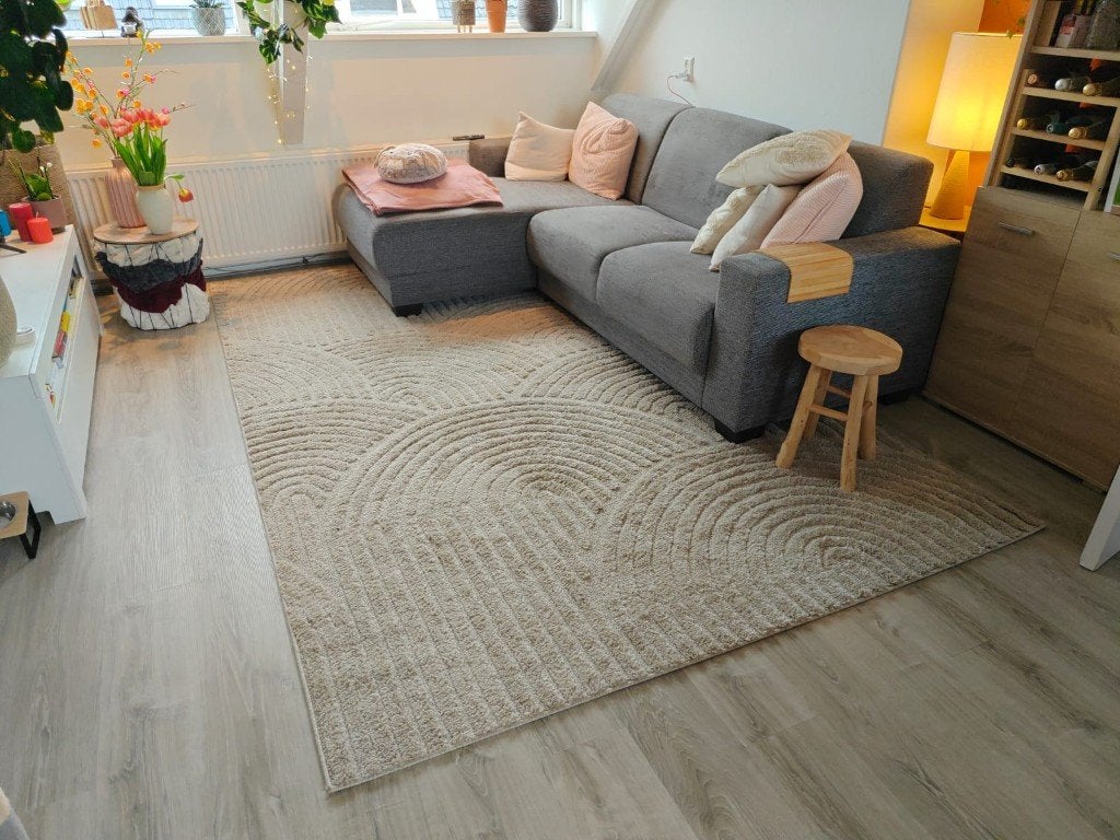 Vloerkleed Grijs, 200 cm of meer, Ophalen of Verzenden, Zo goed als nieuw, 200 cm of meer