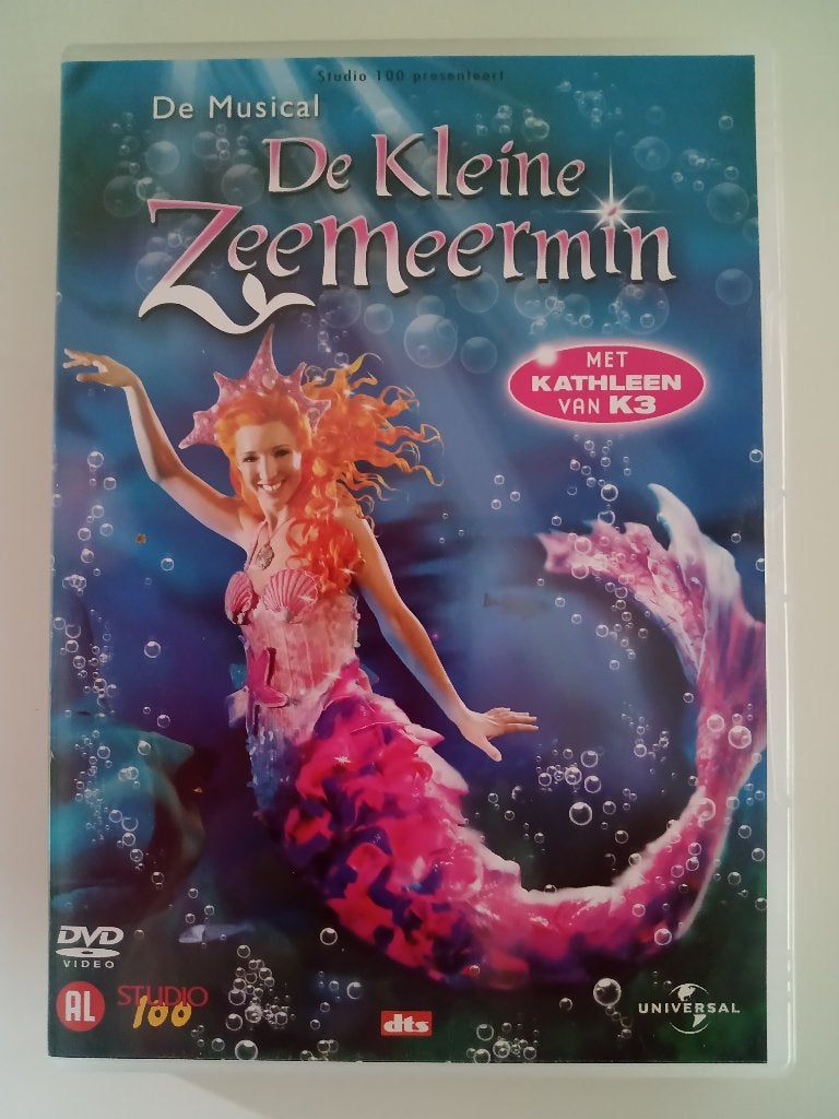 DVD van De Kleine Zeemeermin Musical met Kathleen van K3, Cd's en Dvd's, Dvd's | Kinderen en Jeugd, Alle leeftijden, Ophalen of Verzenden