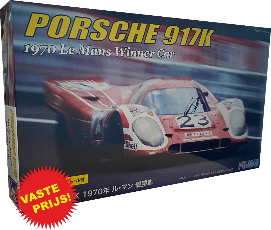 Porsche 917K Le Mans Winner Car 1970 (Fujimi 12607) 1/24, Fujimi, Auto, Groter dan 1:32, Nieuw