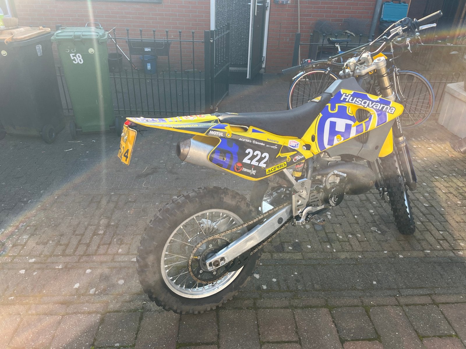 Husqvarna CR 250 met kenteken, Motoren, Gebruikt, Particulier, Crossmotor, Minimaal motorrijbewijs A2