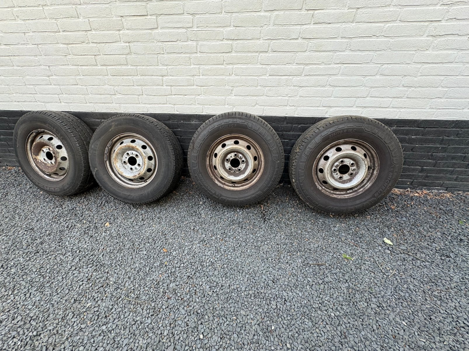 TEAB 15 inch wielen voor camper/bestelwagen met veel profiel, Ophalen, Bestelwagen, 15 inch, Band(en)