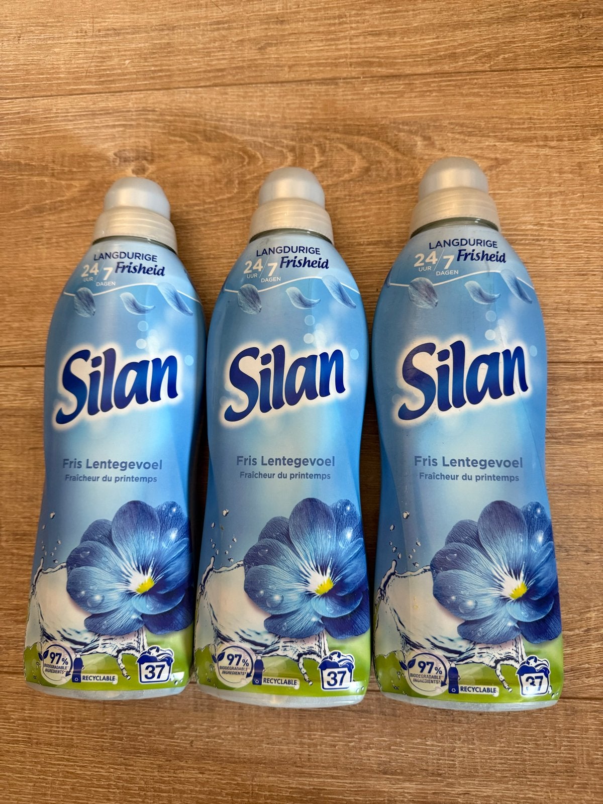 7x Silan Wasverzachter Fris Lentegevoel - 37 Wasbeurten, Ophalen of Verzenden, Nieuw