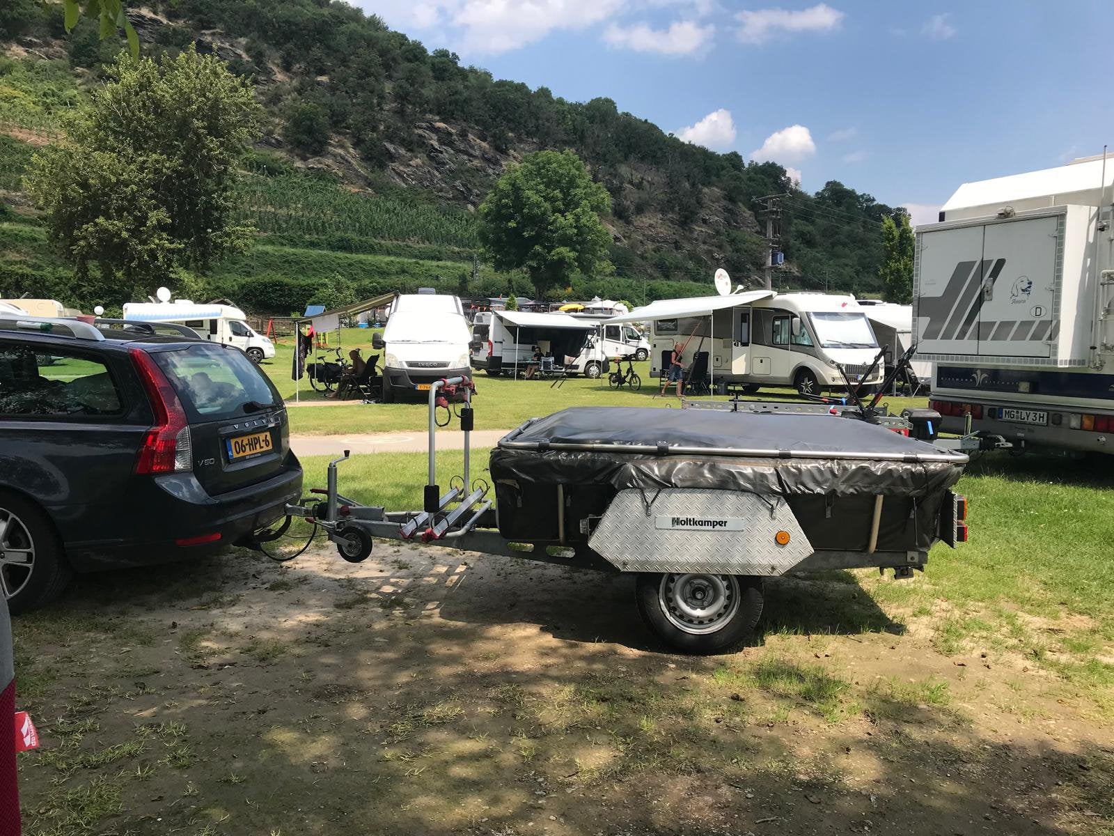 Holtkamper Astro expedition, Caravans en Kamperen, Vouwwagens, Ophalen, Beige, Holtkamper, Tot en met 4