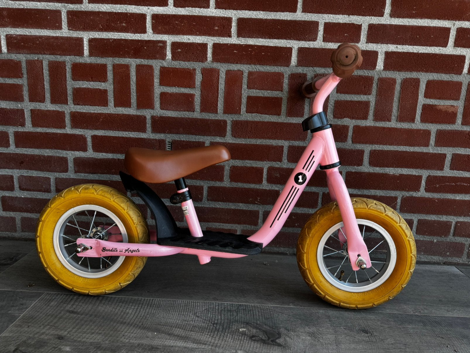 Bandits & Angels loopfiets kind 2 jaar- Balance Bike, Ophalen, Gebruikt, Loopfiets