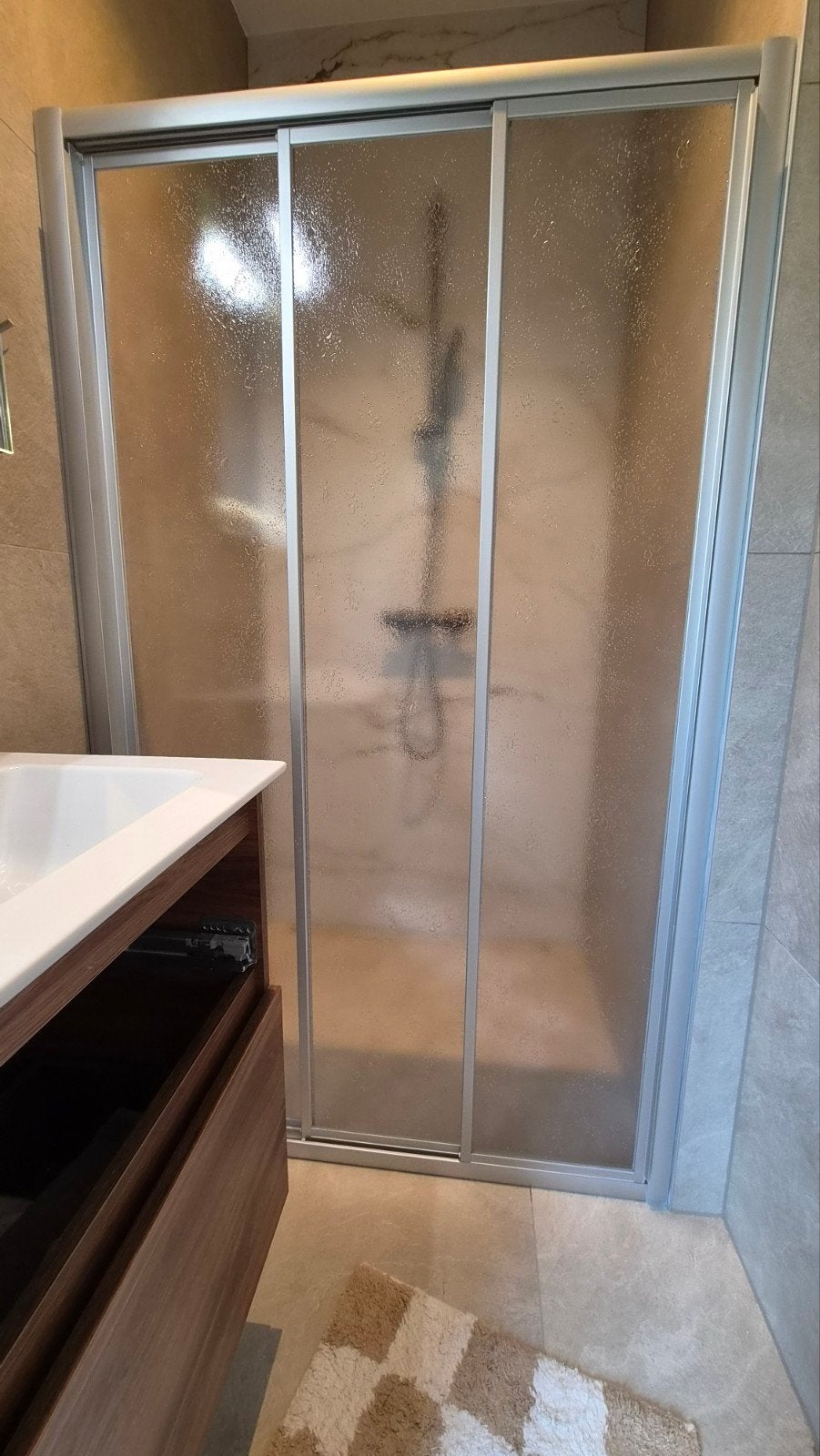 Nieuwe HSK schuifdouchewand 185x110 cm, Ophalen, Nieuw, Glas, Douche