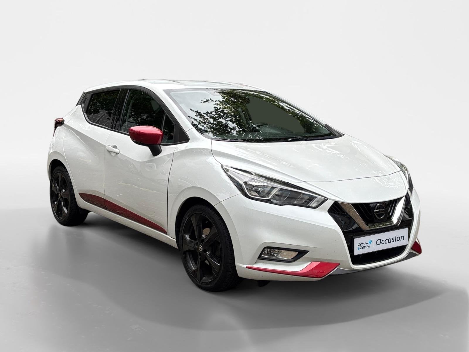 Nissan Micra 0.9 IG-T N-Connecta | CRUIS CONTROLE | ACHRUITR, Auto's, Stof, Gebruikt, 525 kg, Wit