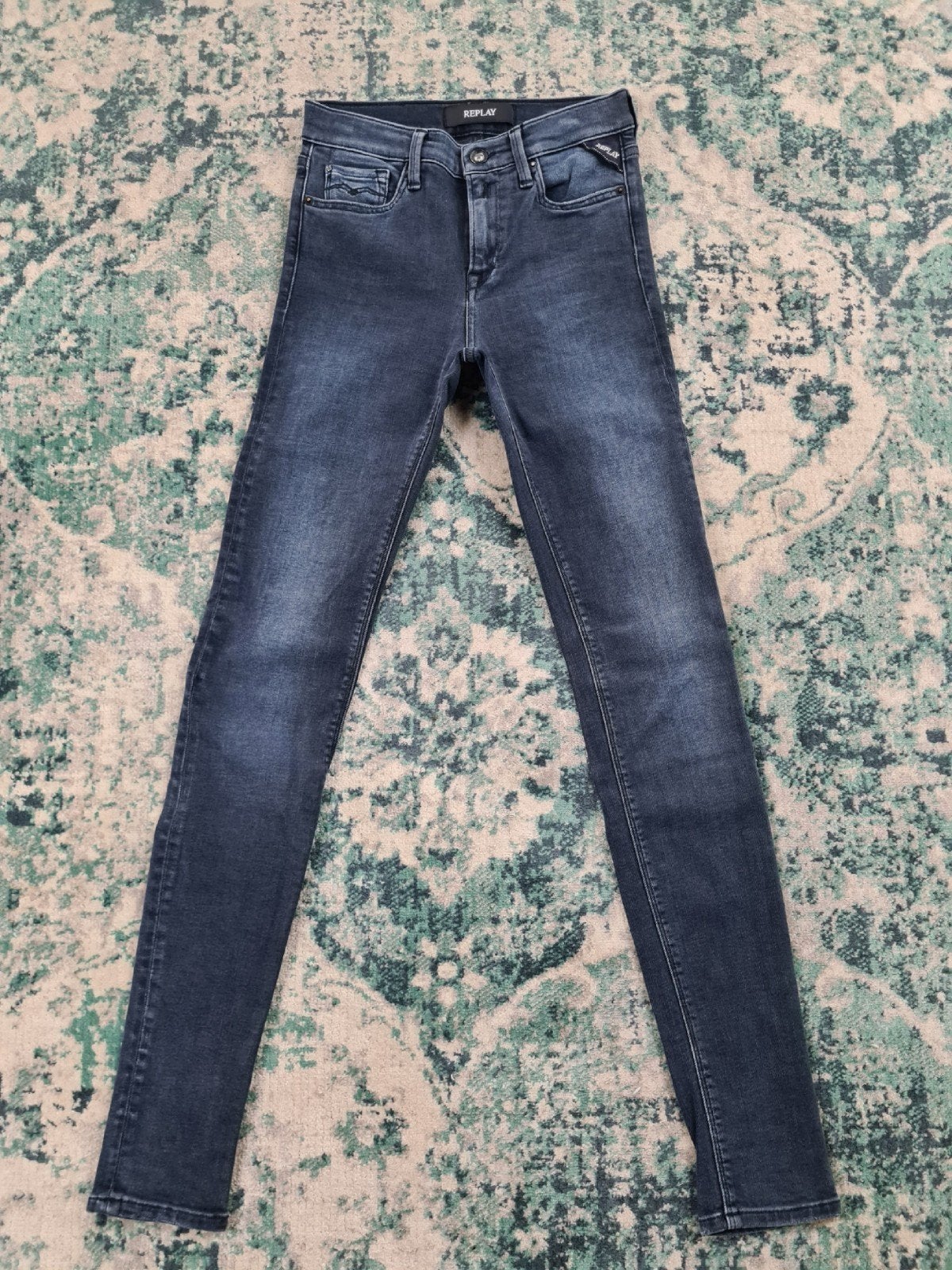 Replay Joi skinny fit W26 L30 Dames Tulsi2630 Blauw, Kleding | Dames, Blauw, Replay, Ophalen of Verzenden, Zo goed als nieuw