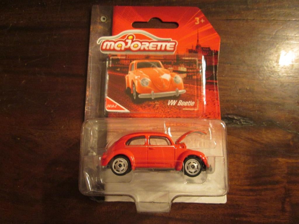 VW Kever rood Majorette Classic 1:64, Ophalen of Verzenden, Nieuw, Auto