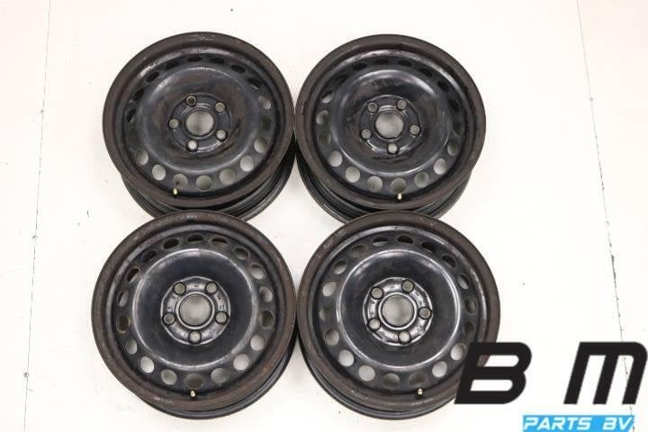 15 inch stalen velgen VW Golf 5 Touran etc 1K0601027C, Auto-onderdelen, Gebruikt, Velg(en)