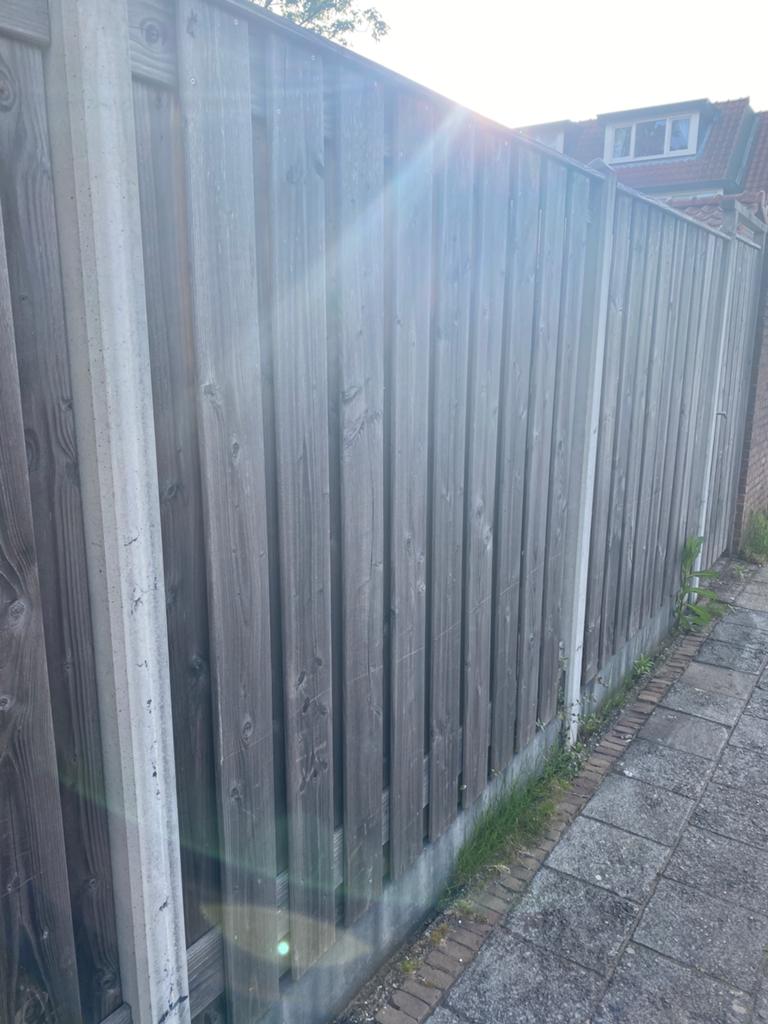 Gratis Schutting deel, Ophalen, Zo goed als nieuw, Hout, Minder dan 3 meter