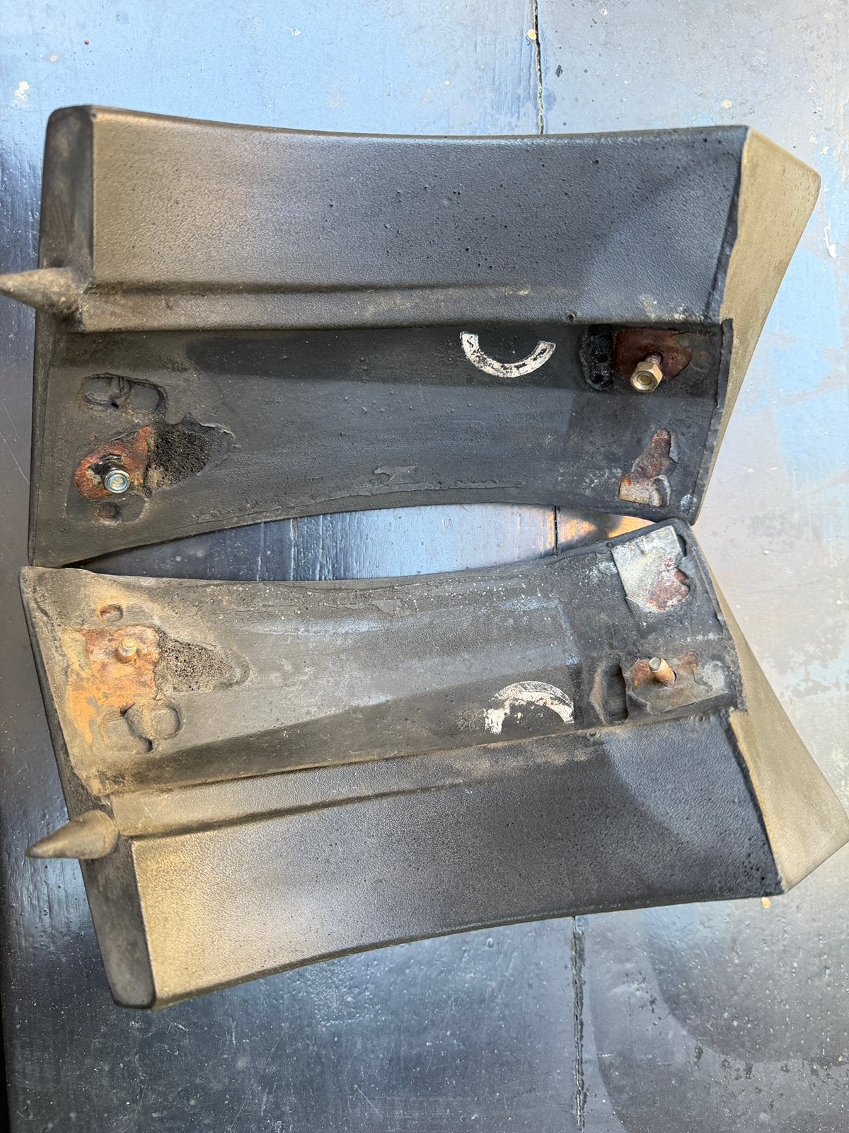 Alfa romeo spider serie 3 spoiler hoekstukken en typeplaatje, Gebruikt, Ophalen of Verzenden, Alfa Romeo, Bumper