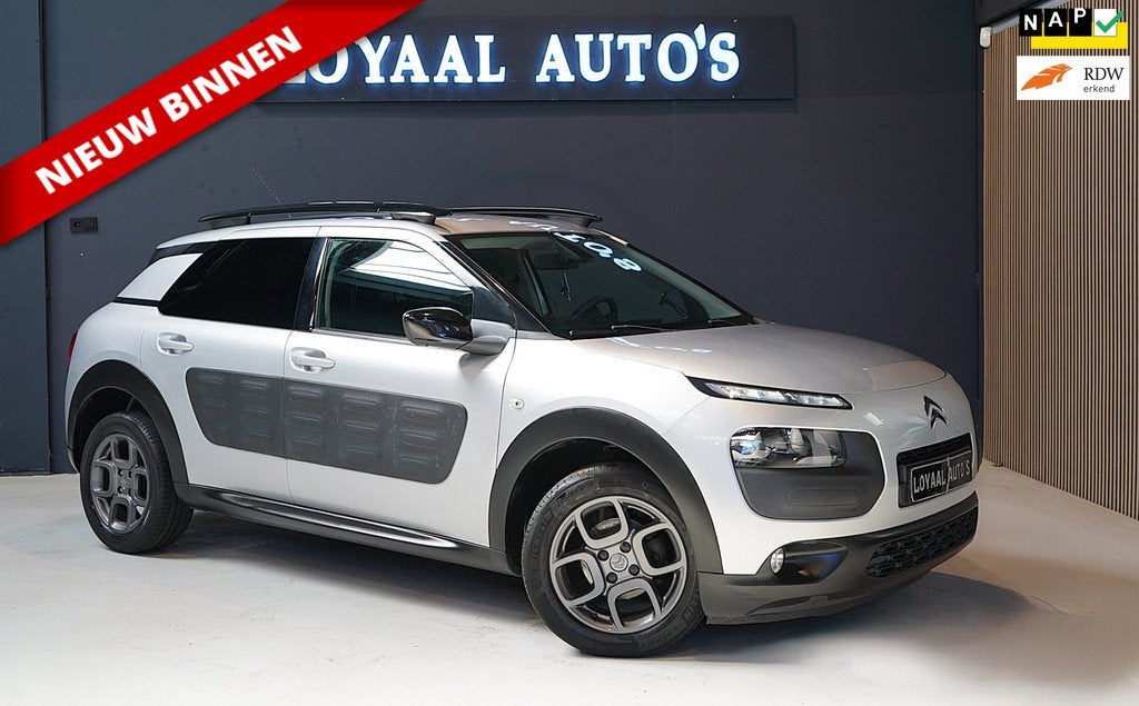 Citroen C4 Cactus 1.2 e-VTi Shine | AUT | NAVI | AIRCO | CRU, Stof, 82 pk, 23 km/l, Origineel Nederlands