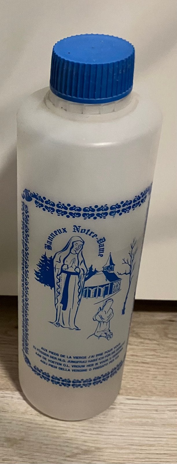 Lourdes…Banneux Notre-Dame…grote fles met Lourdes water, Antiek en Kunst, Ophalen of Verzenden