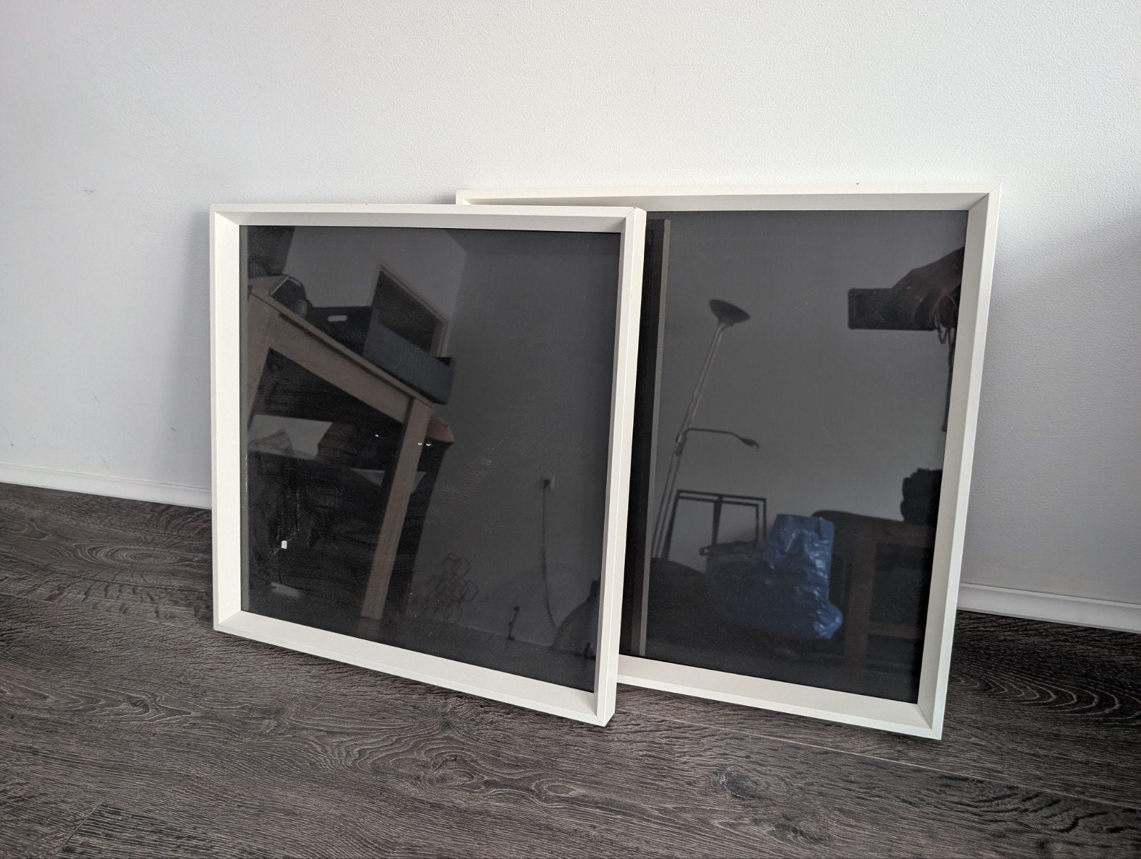 Set van 2 witte Ikea noorlida fotolijsten - 53.5 cm, Ophalen, Gebruikt, Fotolijst, Wit