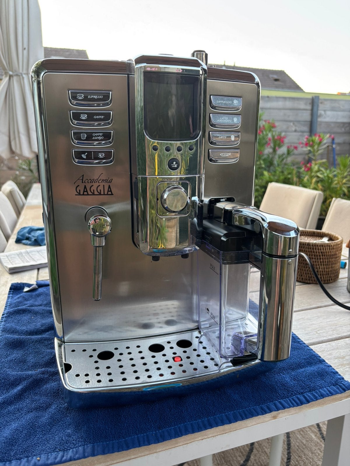Koffie machine Gaggia Accademia, Witgoed en Apparatuur, Koffiezetapparaten, Ophalen, Gebruikt, Koffiemachine, Koffiebonen