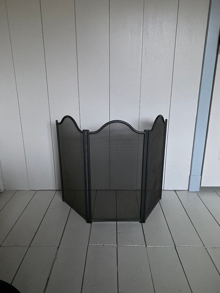 Haardscherm, Huis en Inrichting, Haarden, Ophalen, Zo goed als nieuw, Vrijstaande haard, Houthaard