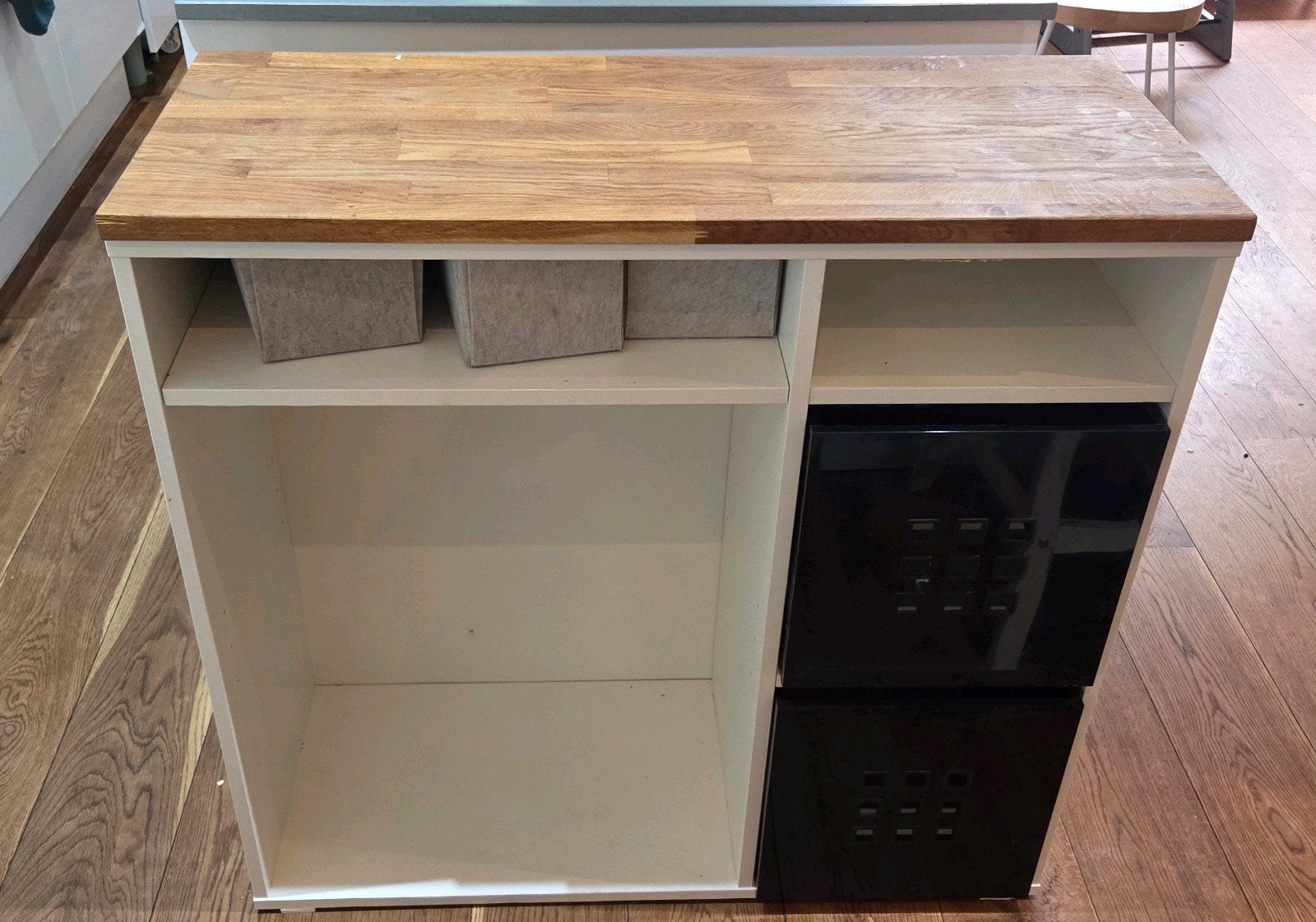 IKEA VIHALS kast met eikenhouten top, Ophalen, Gebruikt