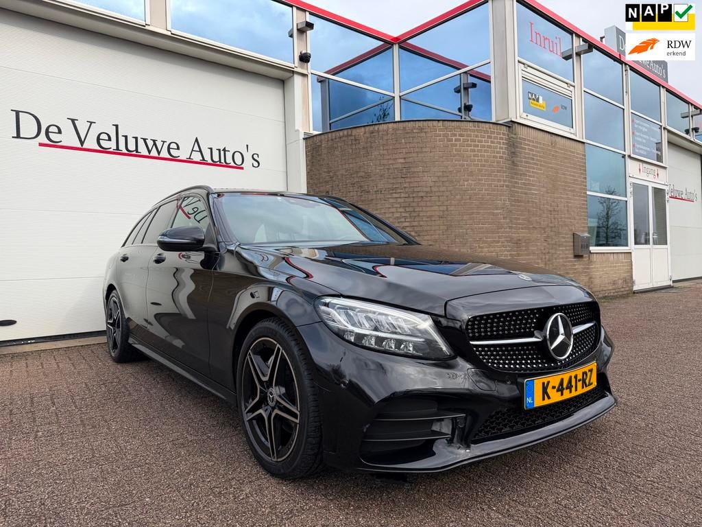 Mercedes-Benz C-klasse Estate 180 Business Solution AMG|1e|, Zwart, Origineel Nederlands, C-Klasse, 1430 kg