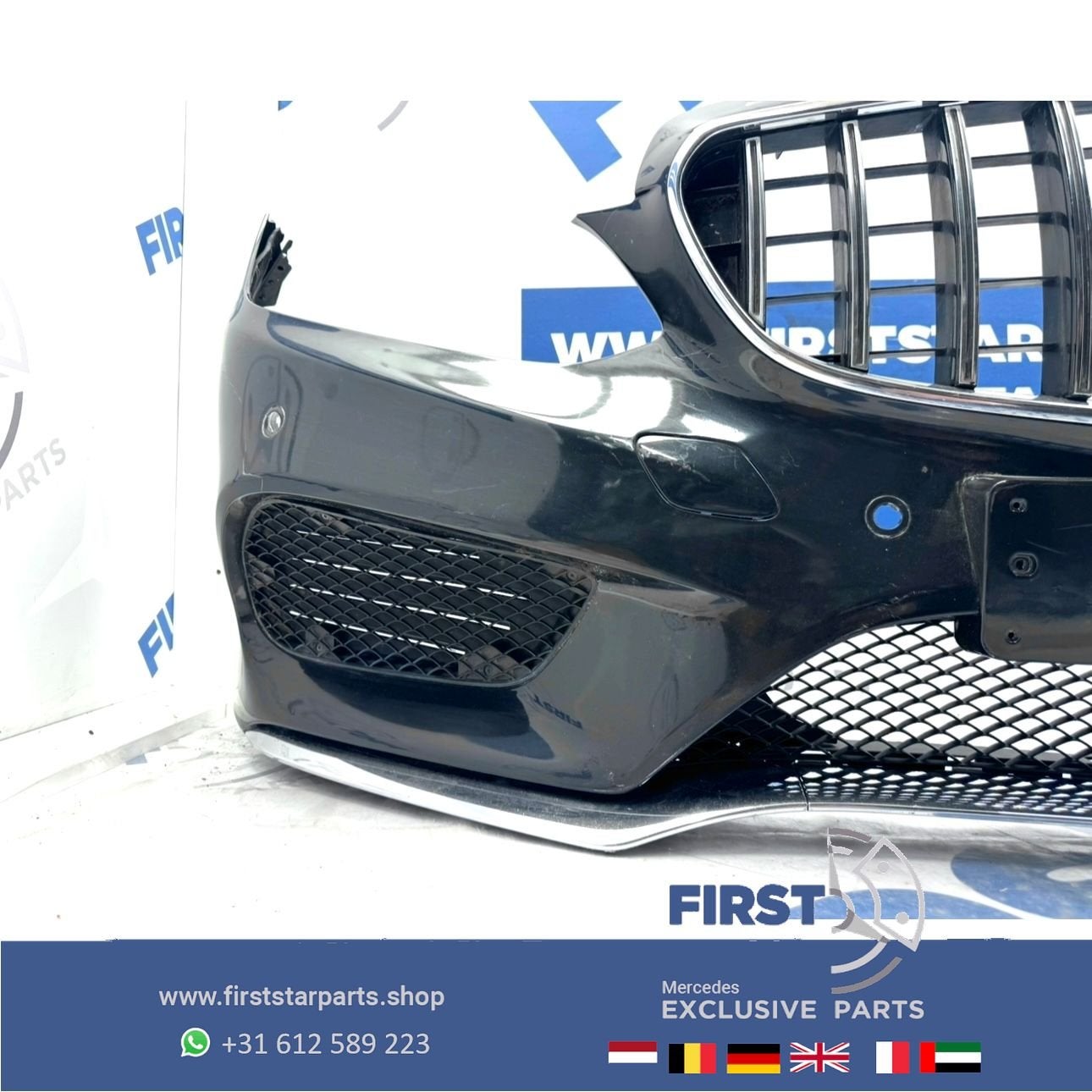 W212 BUMPER FACELIFT AMG Voorbumper COMPLEET Mercedes 2012-2, Auto-onderdelen, Carrosserie en Plaatwerk, Gebruikt, -, Voor, Ophalen of Verzenden