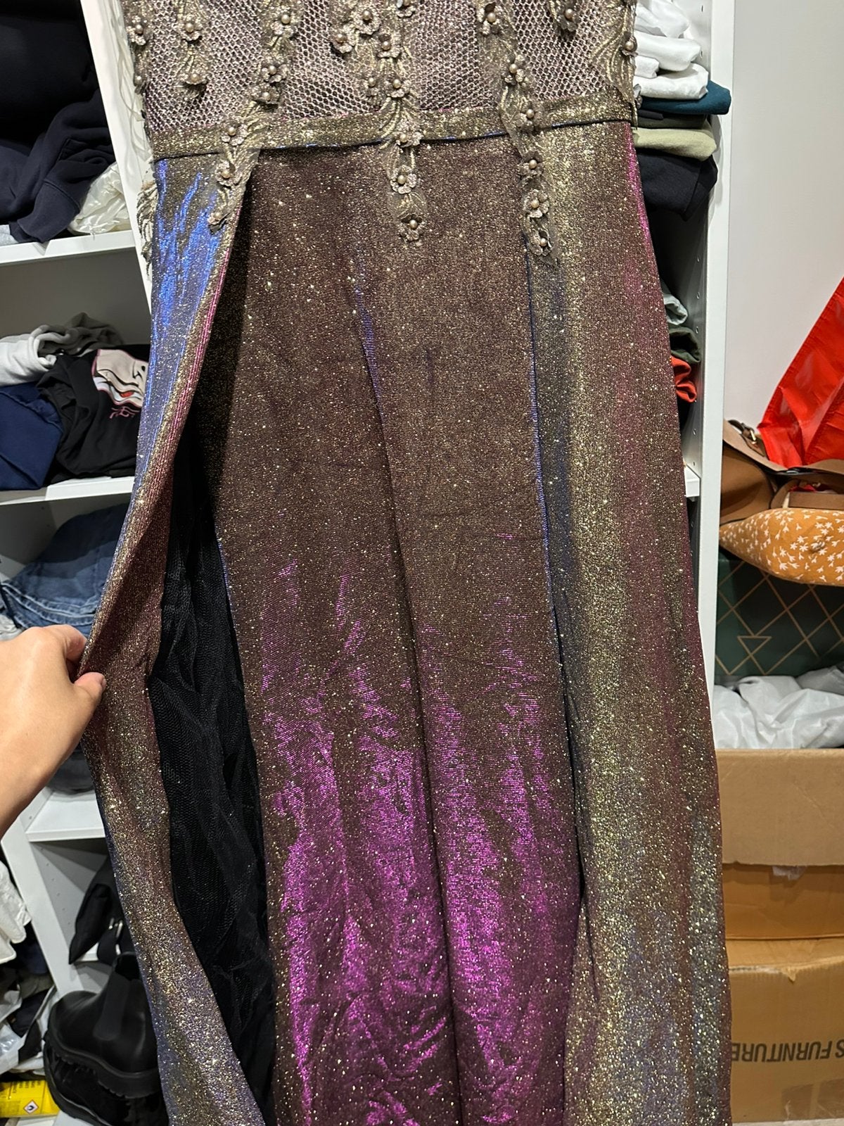Galajurk, Kleding | Dames, Ophalen, Galajurk, Blauw, Maat 42/44 (L)