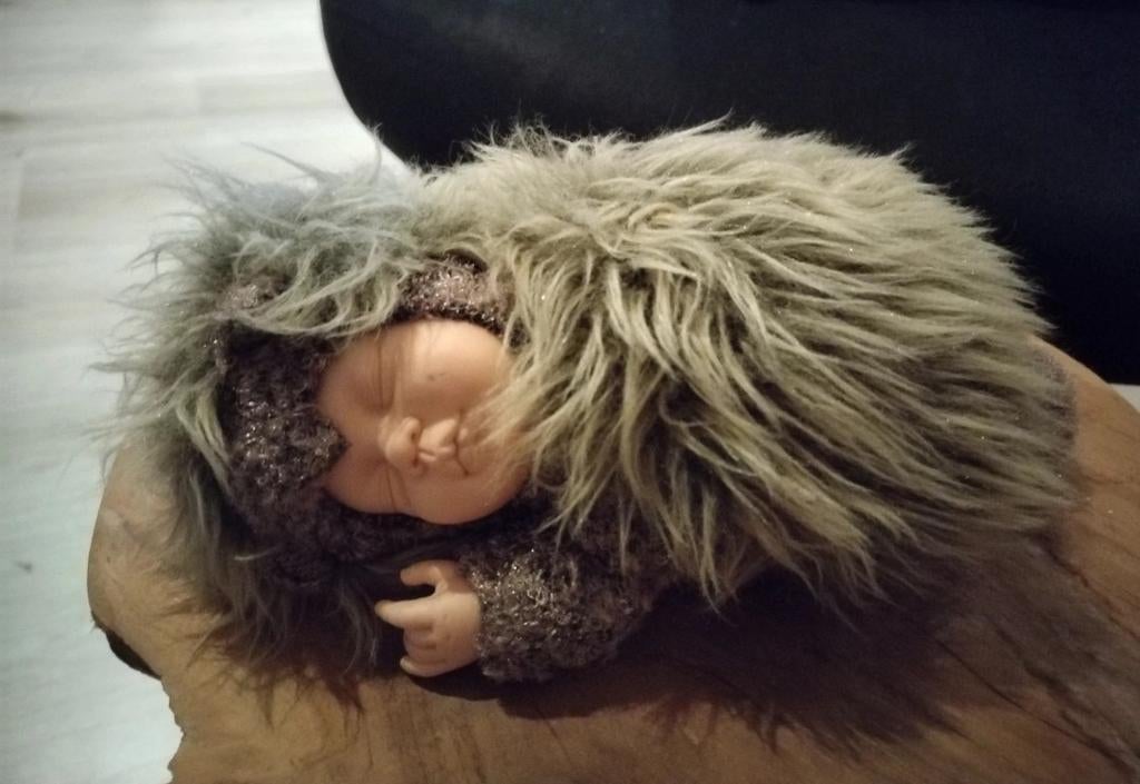 Anne Geddes Babypop egel vintage, Ophalen of Verzenden, Zo goed als nieuw, Babypop
