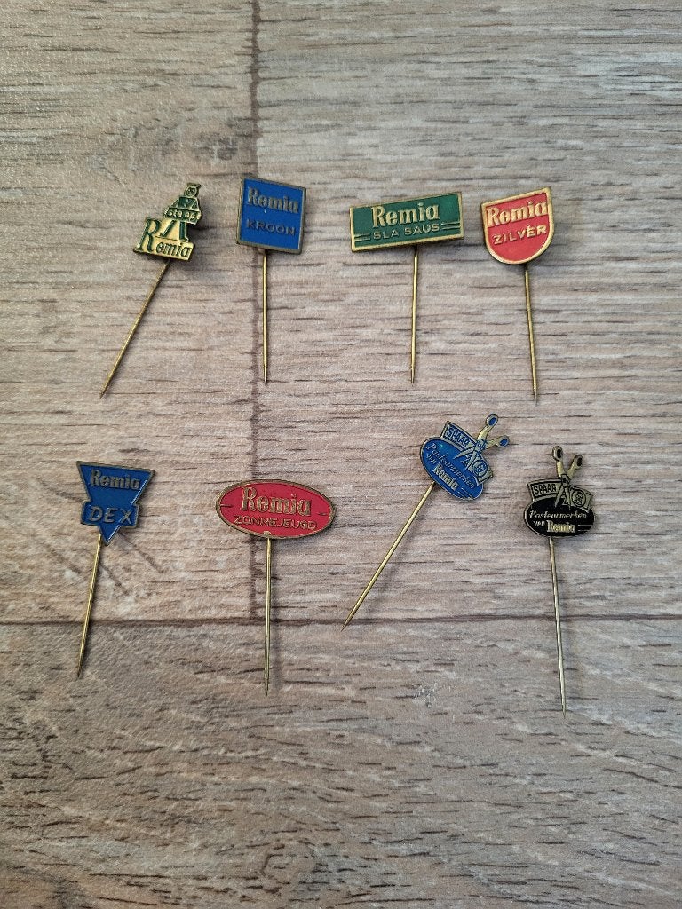 8x Pins Speldjes Remia Partysauzen Nederland, Ophalen of Verzenden, Zo goed als nieuw